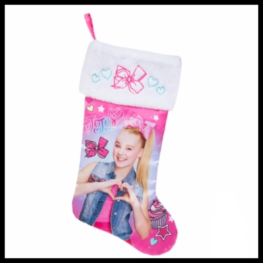 JOJO SIWA PINK CHRISTMAS STOCKING